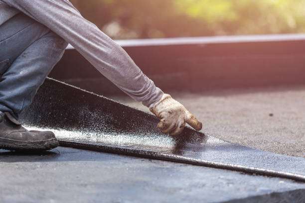 Professional Waterproofing technician working in Mendota, MN
